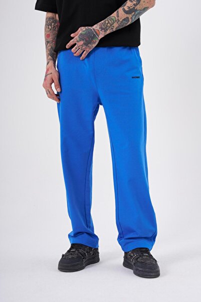 Machinist Ανακουφιστικό φαρδύ παντελόνι αθλητικού τύπου ανοιχτό μπλε