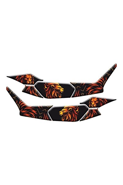 PCX HONDA 2025 UYUMLU YAN AYAK PAD ASLAN DESENLİ