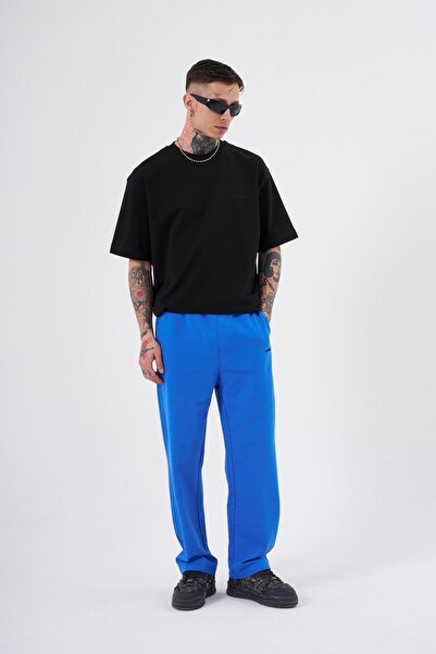 Machinist Ανακουφιστικό φαρδύ παντελόνι αθλητικού τύπου ανοιχτό μπλε