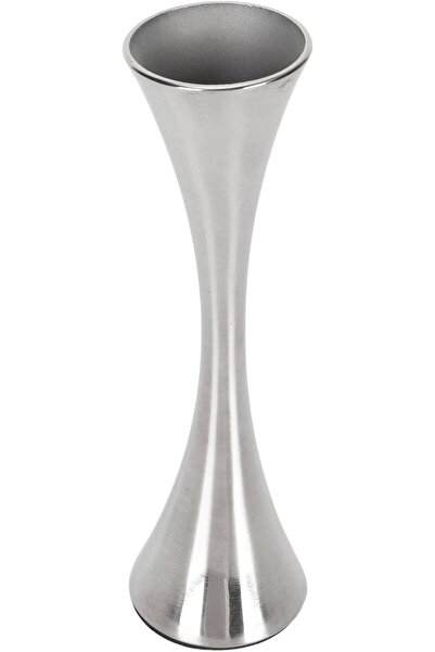 Fdit Stainless Steel Flower Holder - European Style Round Mouth Vase