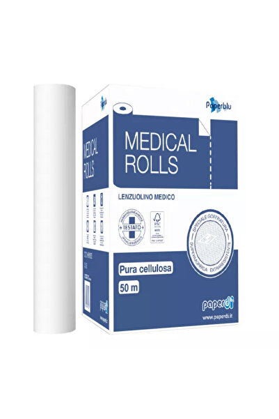Paperdi CEARCEAF MEDICAL ALB CELULOZA 55 CM 50 M