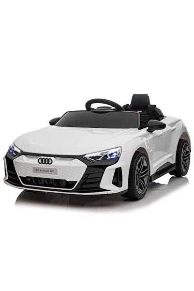 Optim Solution Kids Electric Car Audi RS E-Tron GT with Remote Control, Audio Panel, LED Lights, 103x57x38 cm, Whit