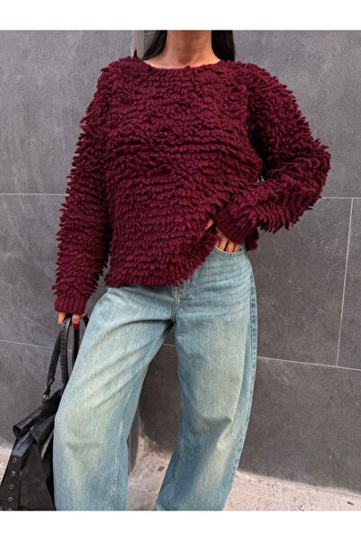 Paraf style Buklet Doku Ecru Winter Knitwear Sweater