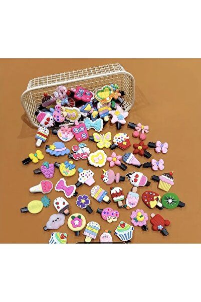 Çağla Accessories 10 Pieces Cute Model Girl Hair Clips (Mixed Models)