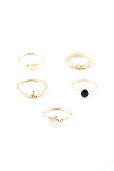 Sortie Aksesuar Üçgen Yıldız ve Siyah Mine Figürlü Boyu Ayarlanabilir ve Ekle...