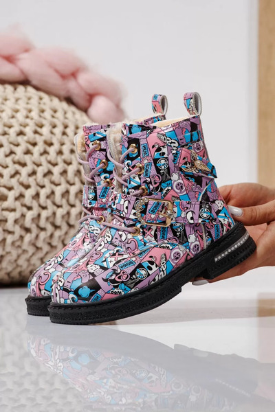 Zaira Ghete fete imblanite mov din piele ecologica Eliza #23132 - 36