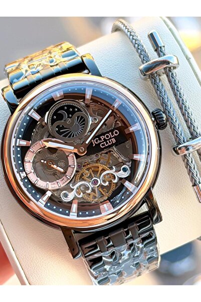JG. Polo Club Jg.Polo Club Automatic Mechanism Italian Design Bracelet 5Atm Water Resistant Men's Wristwatch 02014.4