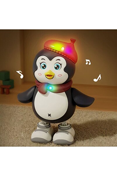 Ziante Interactive Dancing Penguin with Light, Sound and Movement – Educational Robot, 21 x 16.5 x 11 cm