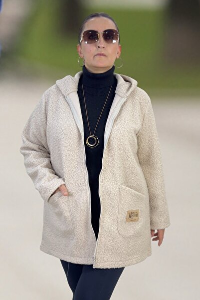 yagmurberen Original Italian Fabric Ka Hooded Epl Large Size Sweat Buklet Jacket