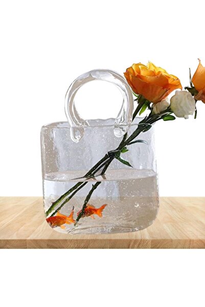 Generic Shape Clear Vase | Glass Vases Fish Bowl Handmade Flower Vase, Shape Flower Vase, Unique Fish Tank F