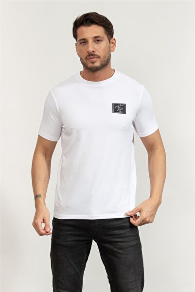 Karl Lagerfeld Crewneck Erkek Bisiklet Yaka T-Shirt