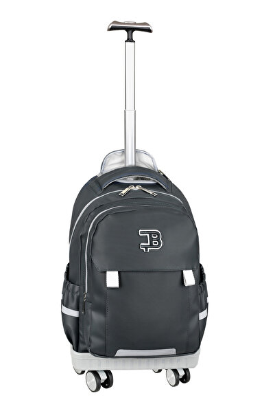 BGT BEGATİ Foldable Wheeled Backpack for Daily Use with Hidden Drawer Bag
