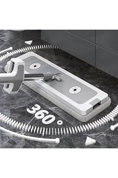 Next Trend Rotating Mop Set with 4 Microfiber Cloths and 8L Foldable Bucket – Efficient Cleaning |