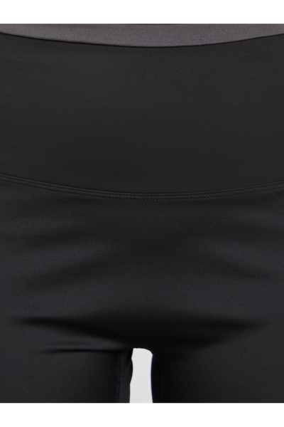 Styli Contrast Waist Panel Leggings