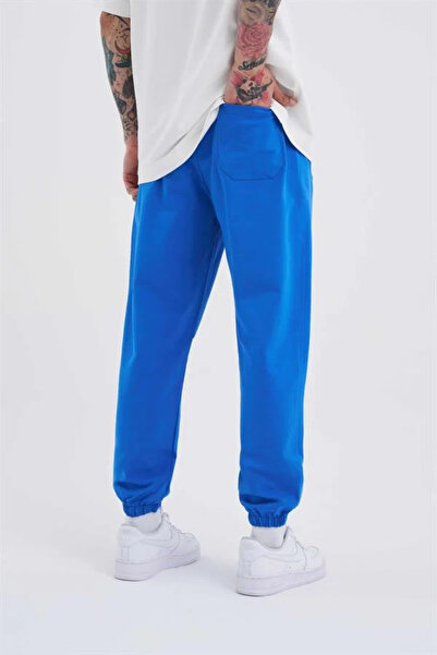 Machinist Ανδρικό άνετο βασικό παντελόνι Jogger με ελαστικό πόδι, ανοιχτό μπλε