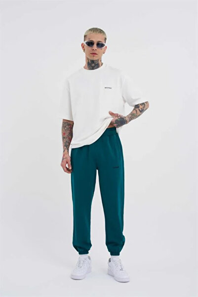 Machinist Ανδρική φόρμα Jogger Relaxed Basic με ελαστικό πόδι, λαδί πράσινο