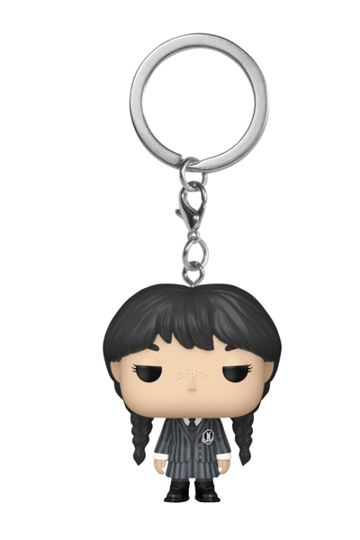 Funko vinyl keychain, Wednesday Addams