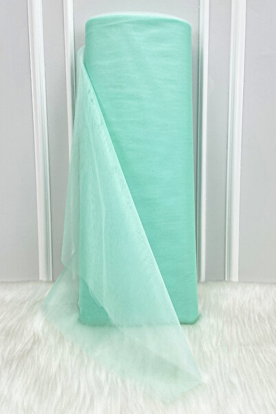 ZEYMERADE Mint Yeşili Süsleme Tülü, Bohça Çeyiz Gelin Damat Söz Nişan Nikah K...