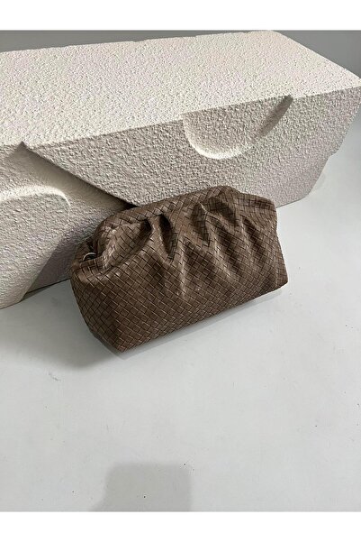 Mia Collection Μοντέλο Block Model για το χέρι και γυναικεία τσάντα ώμου Mink