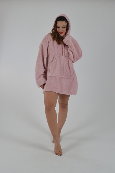 REİNA TEKS Welsoft Hooded Wearable Tv Blanket 1 Piece Unisex Plush Oversized Poncho Robe