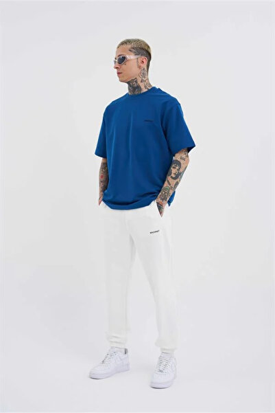 Machinist Ανδρικό Φούτερ Αθλητικό Ελαστικό Πόδι Εκρού