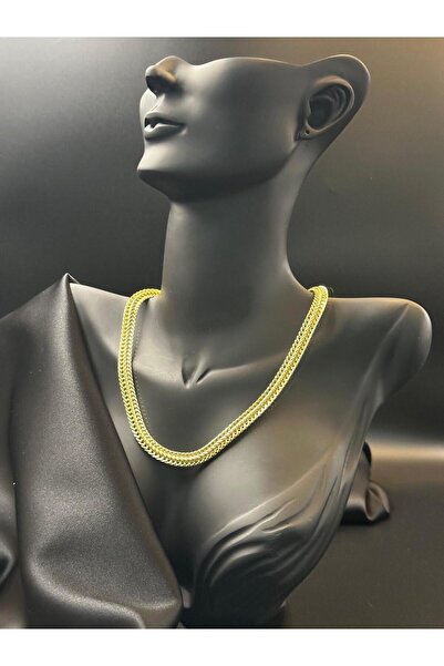 Kadın premium 14k gold a kalite balıksırtı tasarım kuyumcu işçiliği kolye