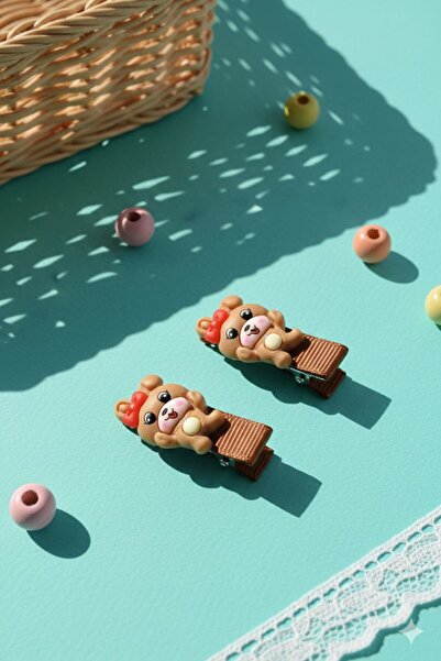 Shiklik Set od 2 slatke kopče za kosu u obliku životinja za devojčice