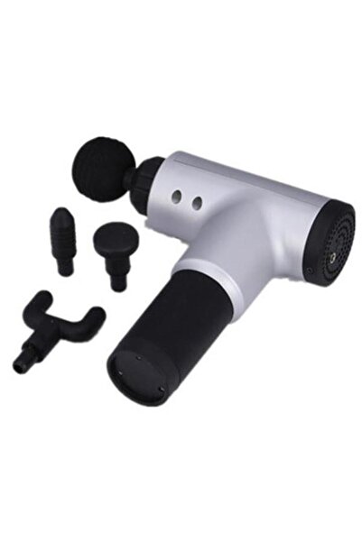 Deliny Masaj portabil profesional cu vibrații, reîncărcabil, 4 capete, 5 nive...