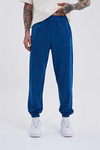 Machinist Ανδρική φόρμα Jogger με ελαστικό πόδι, χαλαρή βάση, Indigo