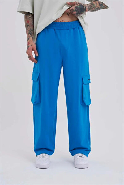 Machinist Men's Cargo Pocket Pack Oversized Baggy Sweatpants Lens