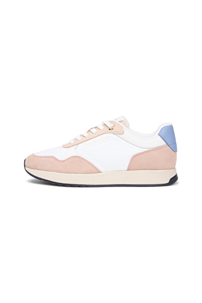 Tommy Hilfiger Women Beige Mix Material Runner Sneakers