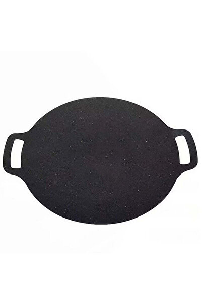 OEM Round Japanese Grill Plate – Non-stick, with Handles, Ø32 cm, Black