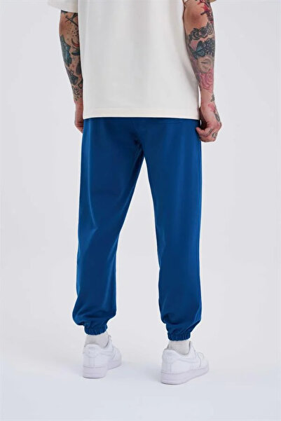 Machinist Ανδρική φόρμα Jogger με ελαστικό πόδι, χαλαρή βάση, Indigo