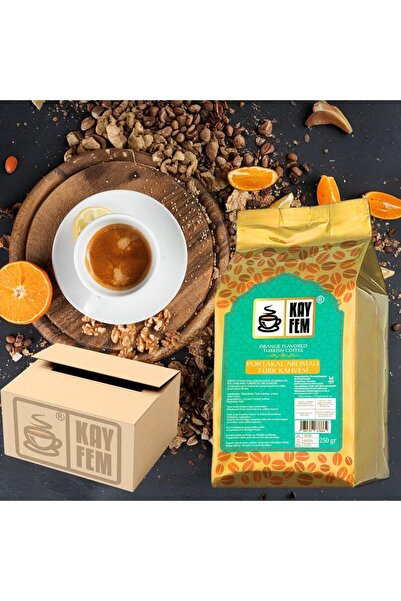 Türk Kahvesi Portakal Aromalı 250 gr x 12'li (12 AL 10 ÖDE)