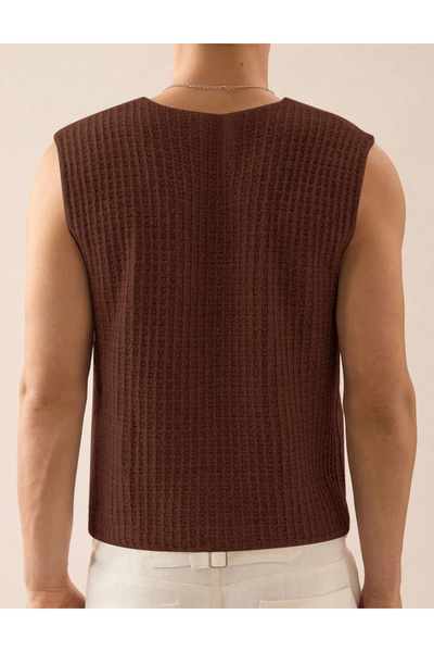 Sheya Shein vest, brown