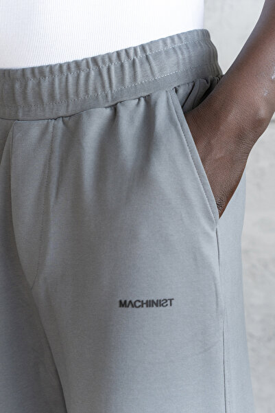 Machinist Men's Basic Oversized Baggy Sweatpants Smoke