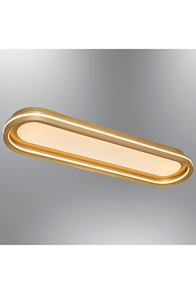 Özcan Aydınlatma 1436-2 Madras 80cm Elips Armatür (3 Renk Led+Kumandalı) Mat ...