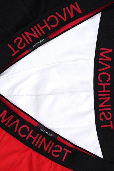 Machinist PREMIUM FLEX 3-ΤΕΜΑΧΙΑ ΜΠΟΞΕΡΑ Μαύρο-Λευκό-Κόκκινο