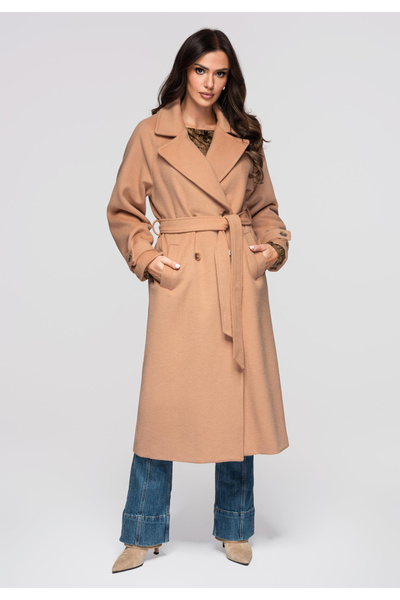 Larica by Ombre Women's Coat LARICA OW-COLC-0111 v1 - camel