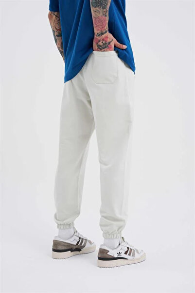 Machinist Ανδρικό Φούτερ Jogger με ελαστικό πόδι, χαλαρό και βασικό, Space Grey