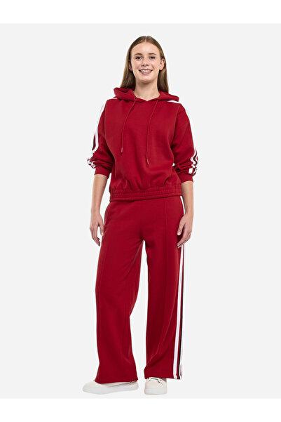 Victor and Jane By Styli Side Striped Hoodie and Jogger Co-Ords - 100% Cotton Fleece