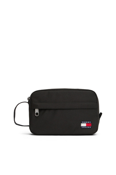 Tommy Hilfiger Men Black Essential Daily Washbag