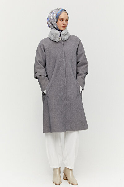 Setrms Kaşe Büyük Beden Kaban