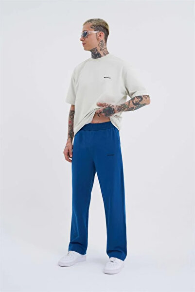 Machinist Ανακουφιστικό φαρδύ παντελόνι φούτερ Indigo