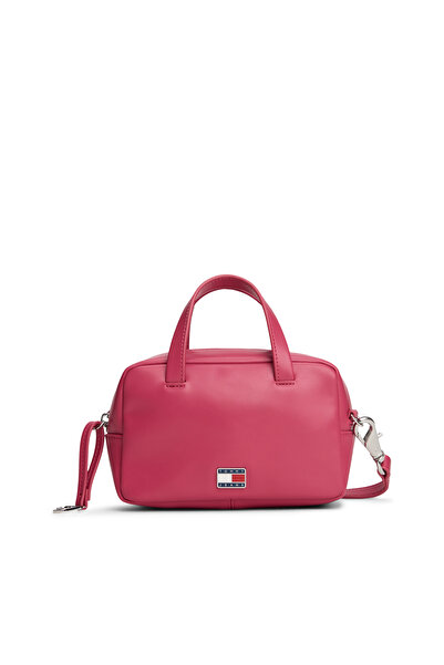 Tommy Hilfiger Women Red City Trunk Crossover Handbag