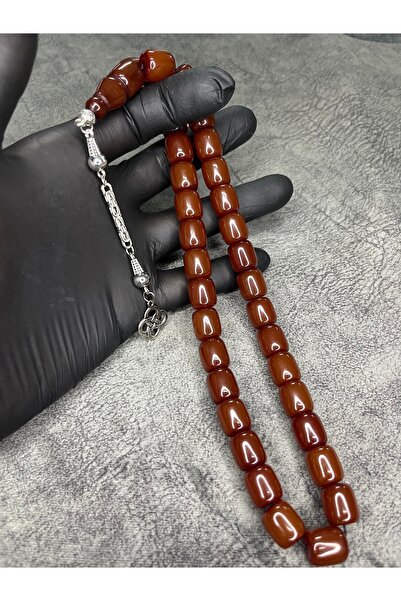 Mos Tespih سبحة من العنبر الفاخر القابل للضغط، قديمة جدًا وذات قيمة تجميعية