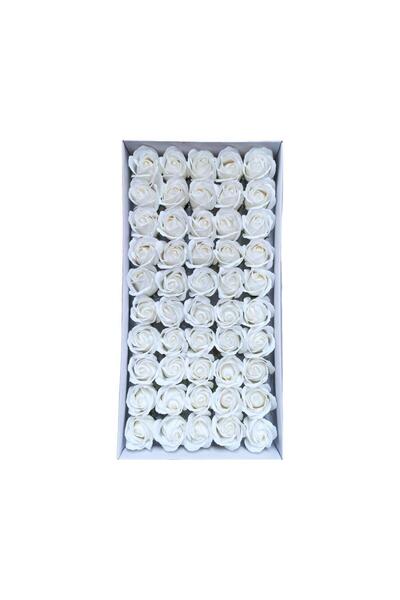 Sueva Set de trandafiri de săpun alb de lux, 50 de piese
