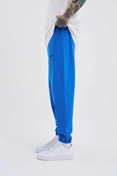 Machinist Ανδρικό άνετο βασικό παντελόνι Jogger με ελαστικό πόδι, ανοιχτό μπλε