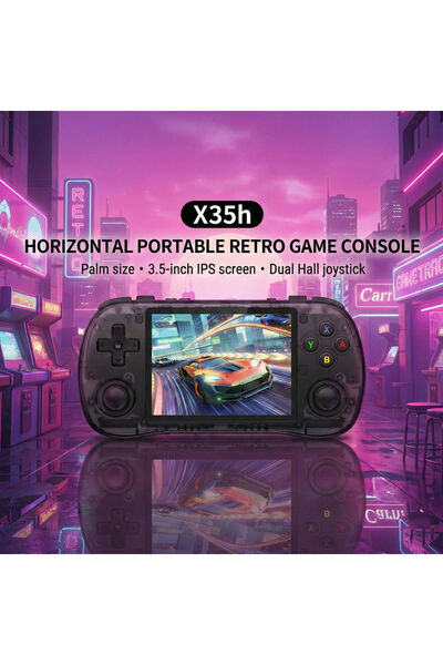 Clavi Powkiddy X35H 64GB retro console with games, 4 core 2.0GHz 640x480 3000mAh black