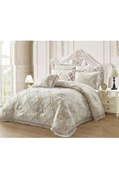 Generic Luxury 6-Piece Embroidered Comforter Set – King Size | 220x240cm